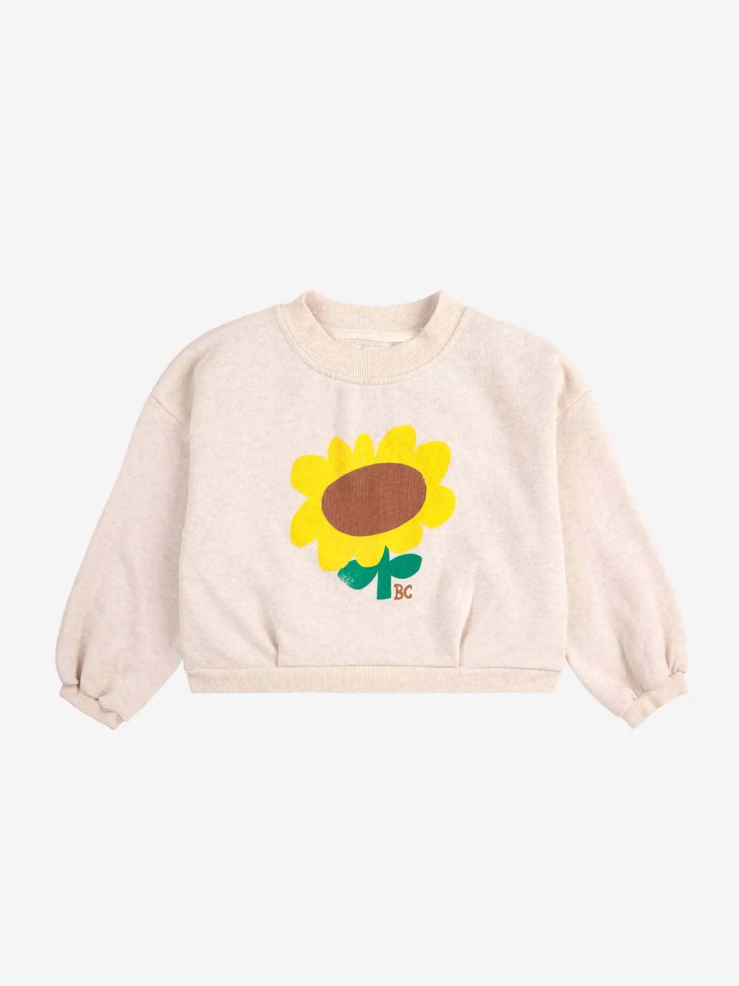 Bobo Choses Sunflower Cropped Sweatshirt