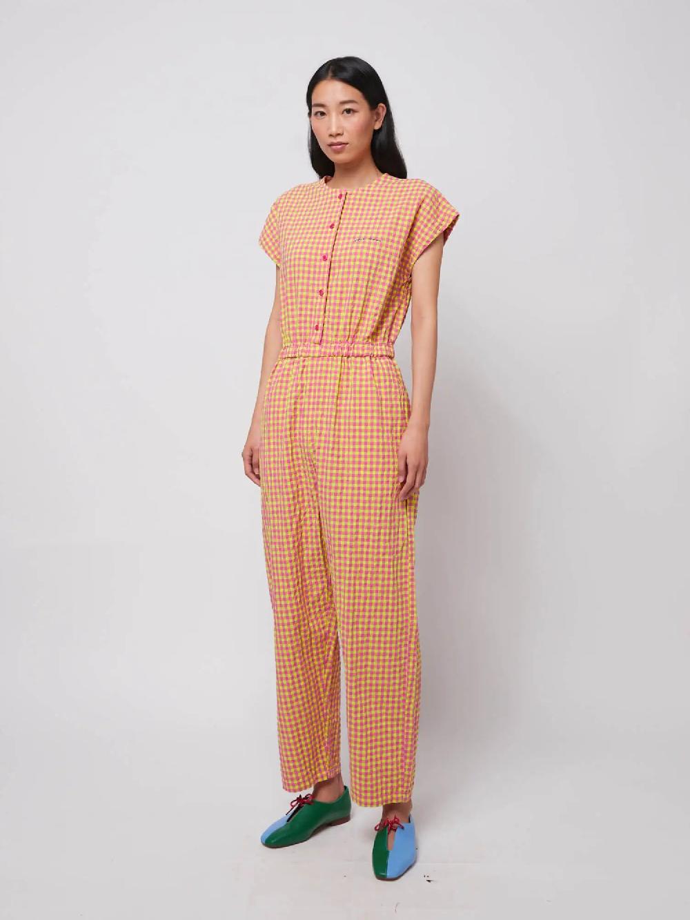 Bobo choses Vichy relaxed jumpsuit