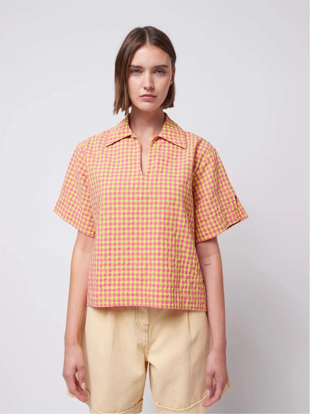 Bobo choses Vichy relaxed shirt