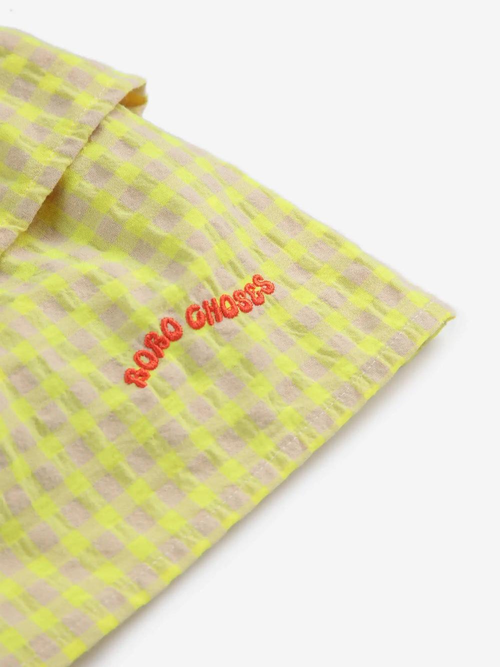 Bobo Choses Vichy Ruffle Skirt