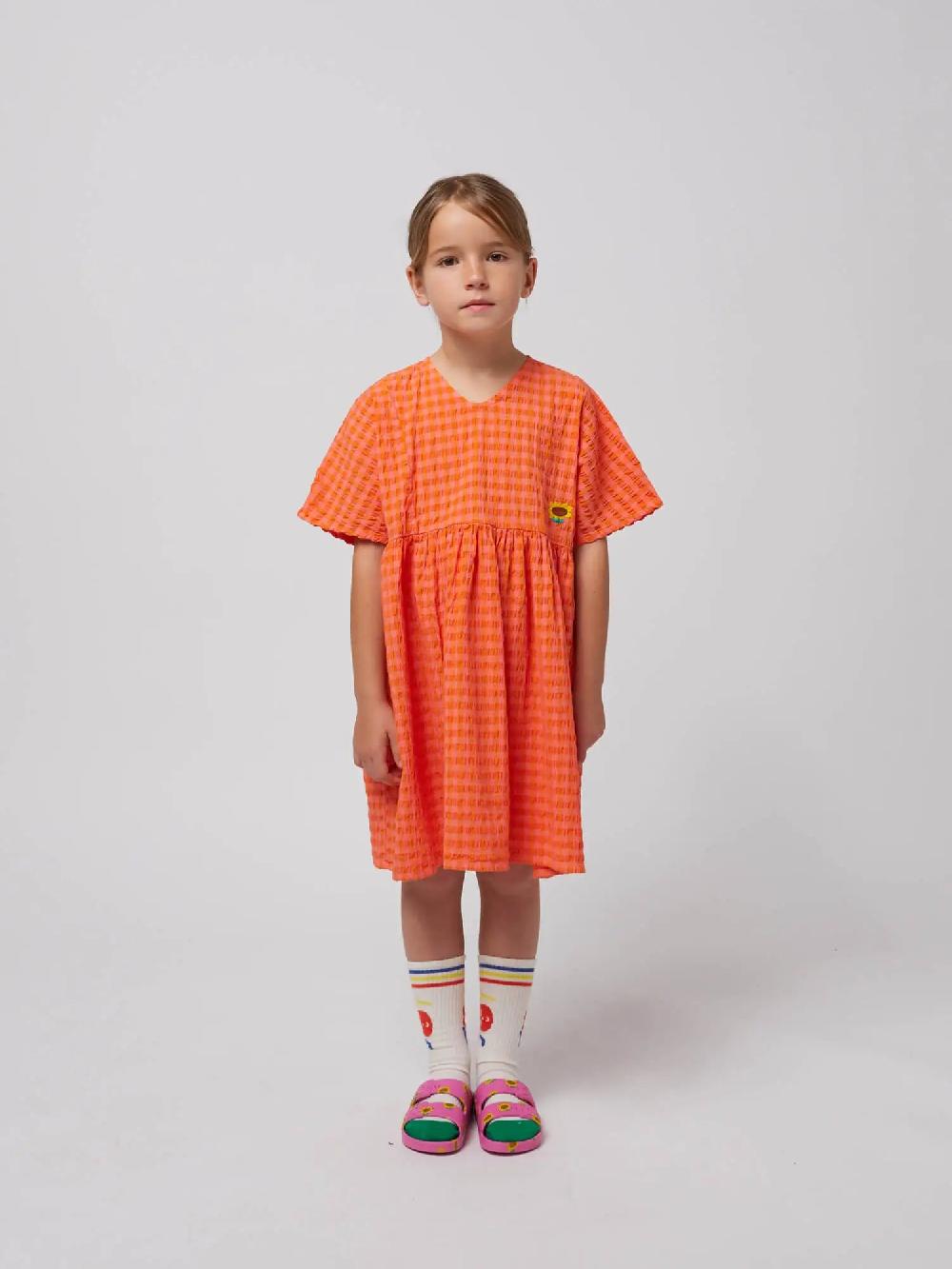 Bobo choses Vichy woven dress