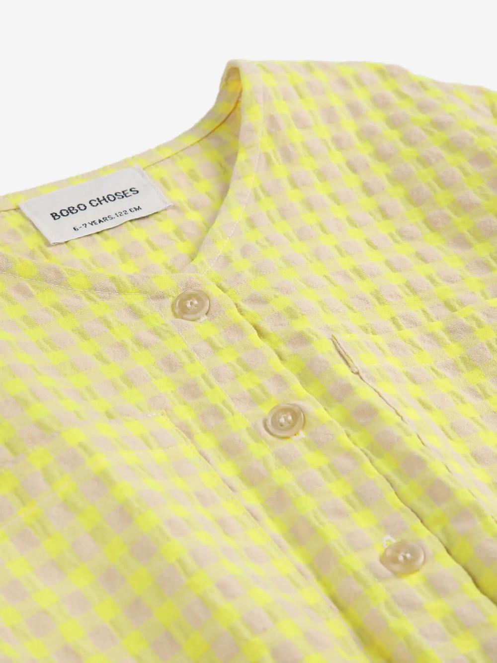 Bobo Choses Vichy Woven Playsuit