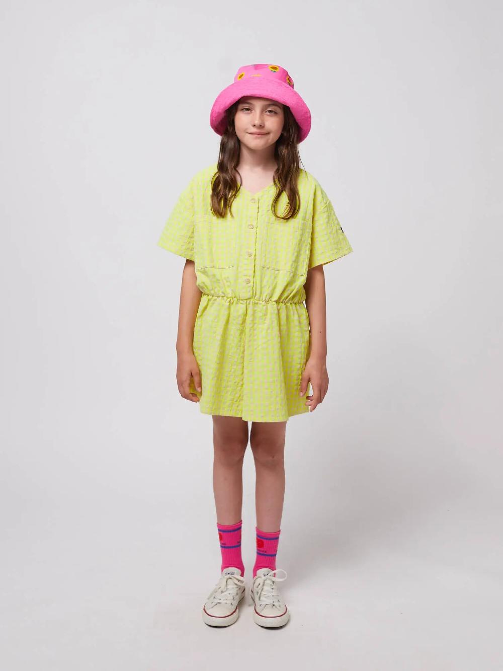 Bobo choses Vichy woven playsuit