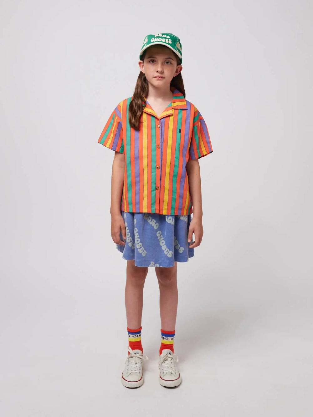 Bobo Choses Wavy Bobo Choses All Over Waffle Skirt