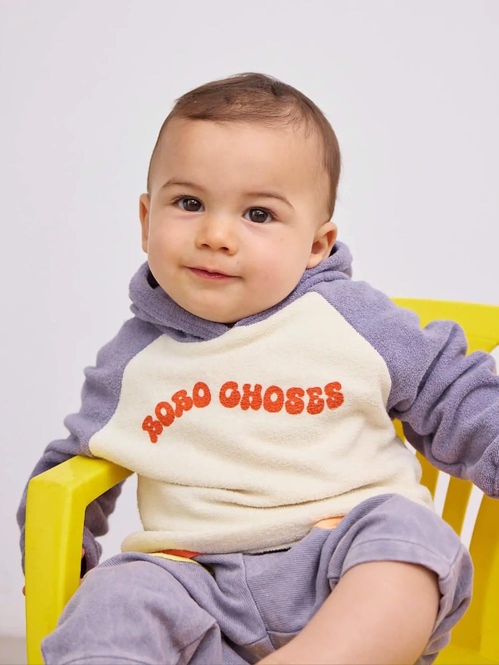 Bobo Choses Wavy Bobo Choses Terry Cloth Hoodie