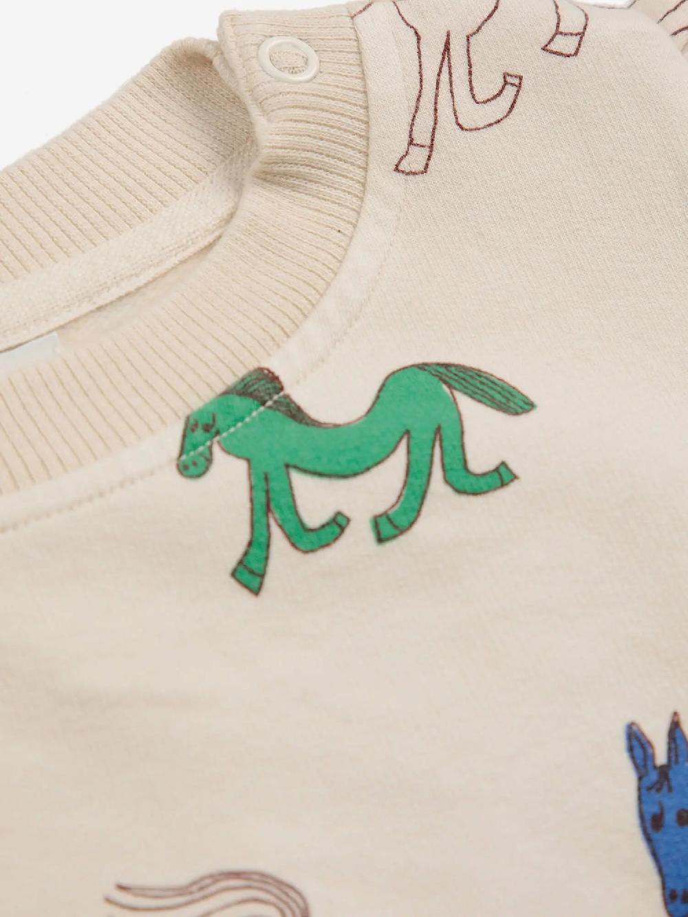 Bobo Choses Wonder Horse All Over Sweatshirt