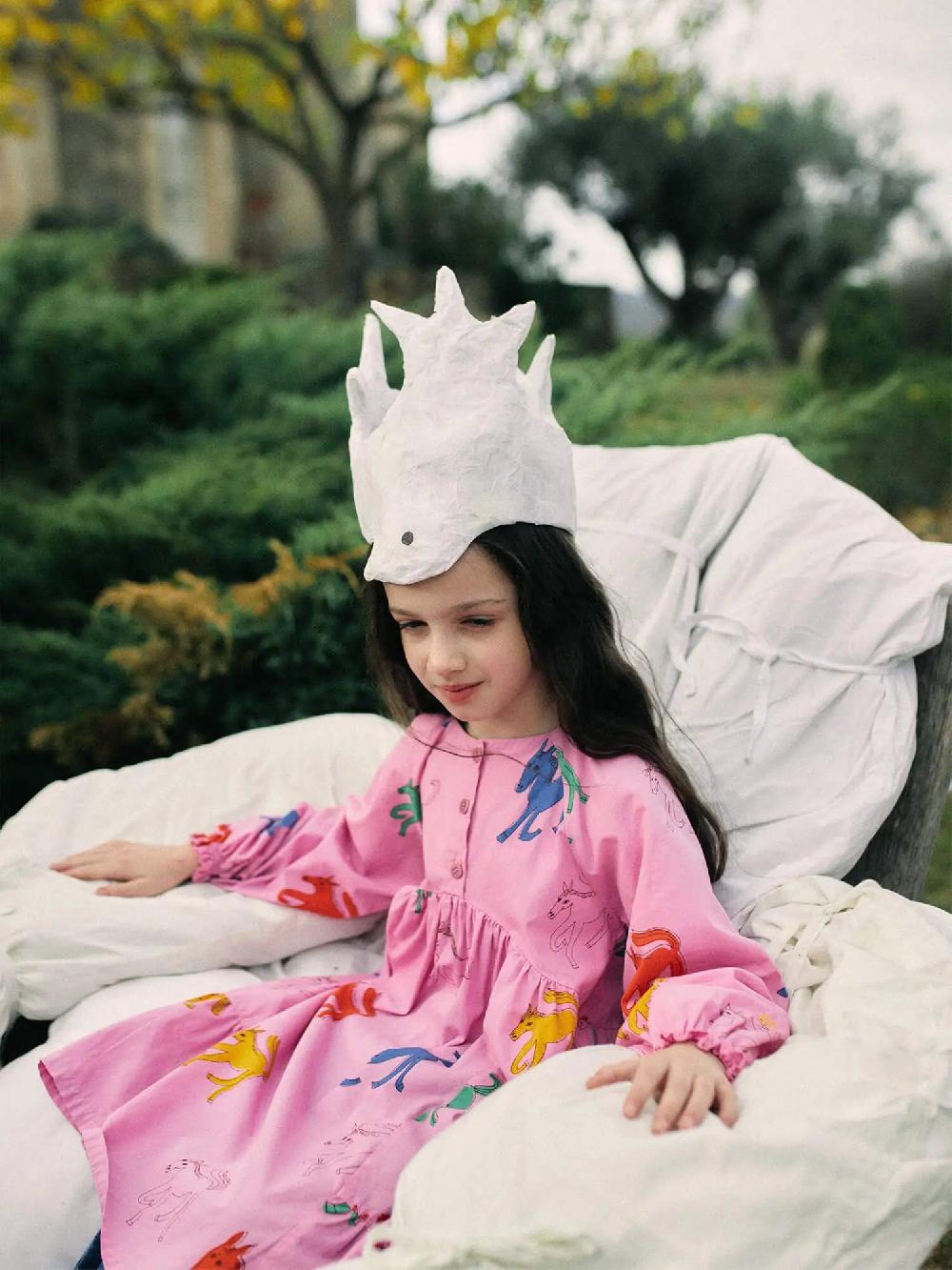 Bobo choses Wonder Horse all over woven dress