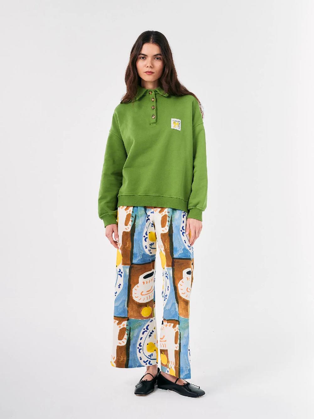 Bobo Choses Wonder Horse Patch Polo Sweatshirt