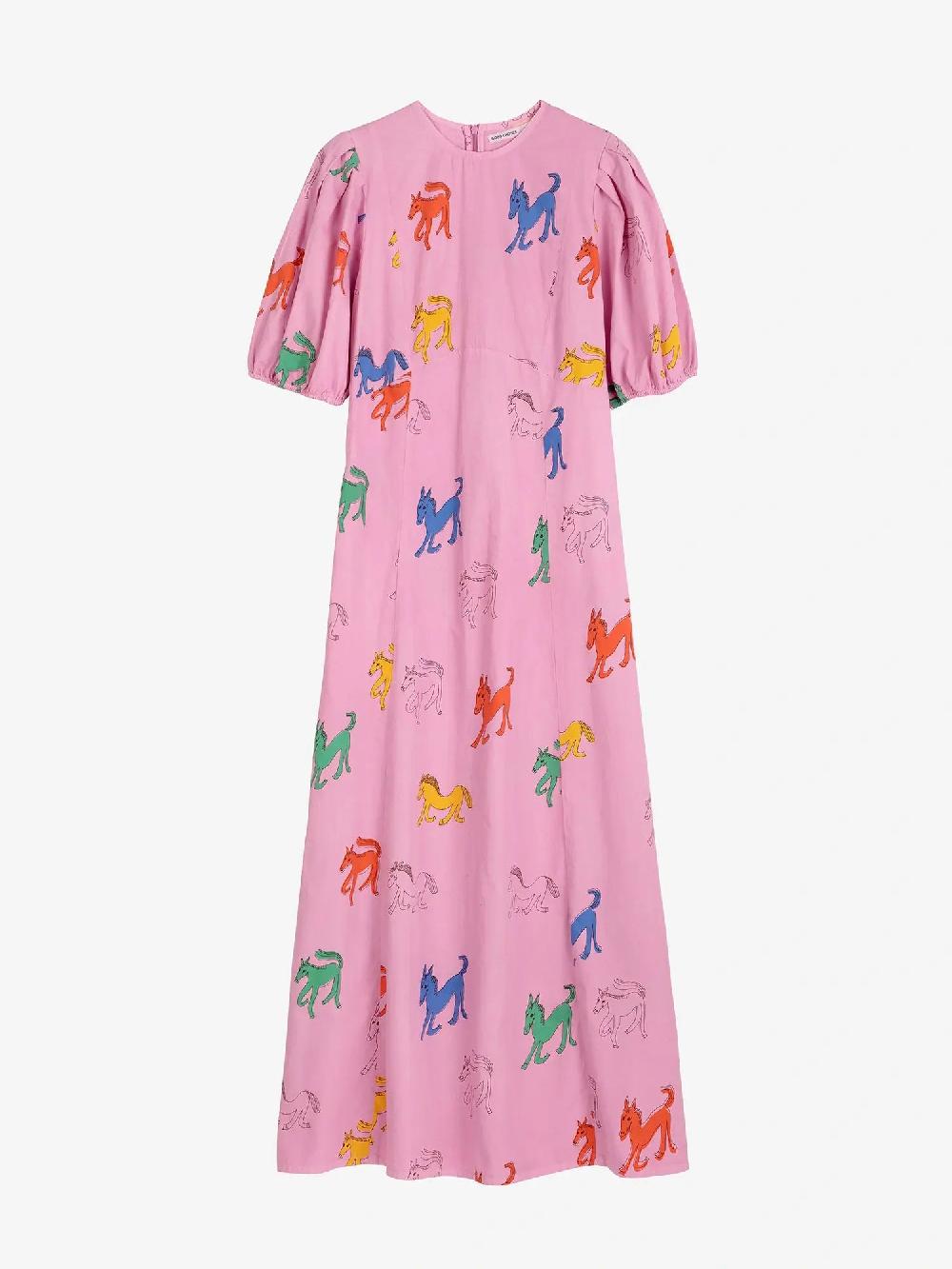 Bobo Choses Wonder Horse Printed Evase Dress