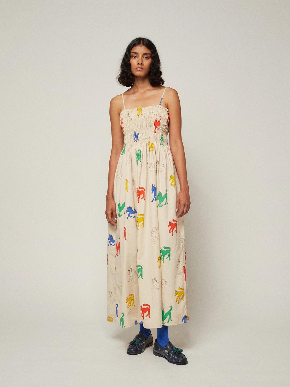 Bobo choses Wonder Horse printed midi dress