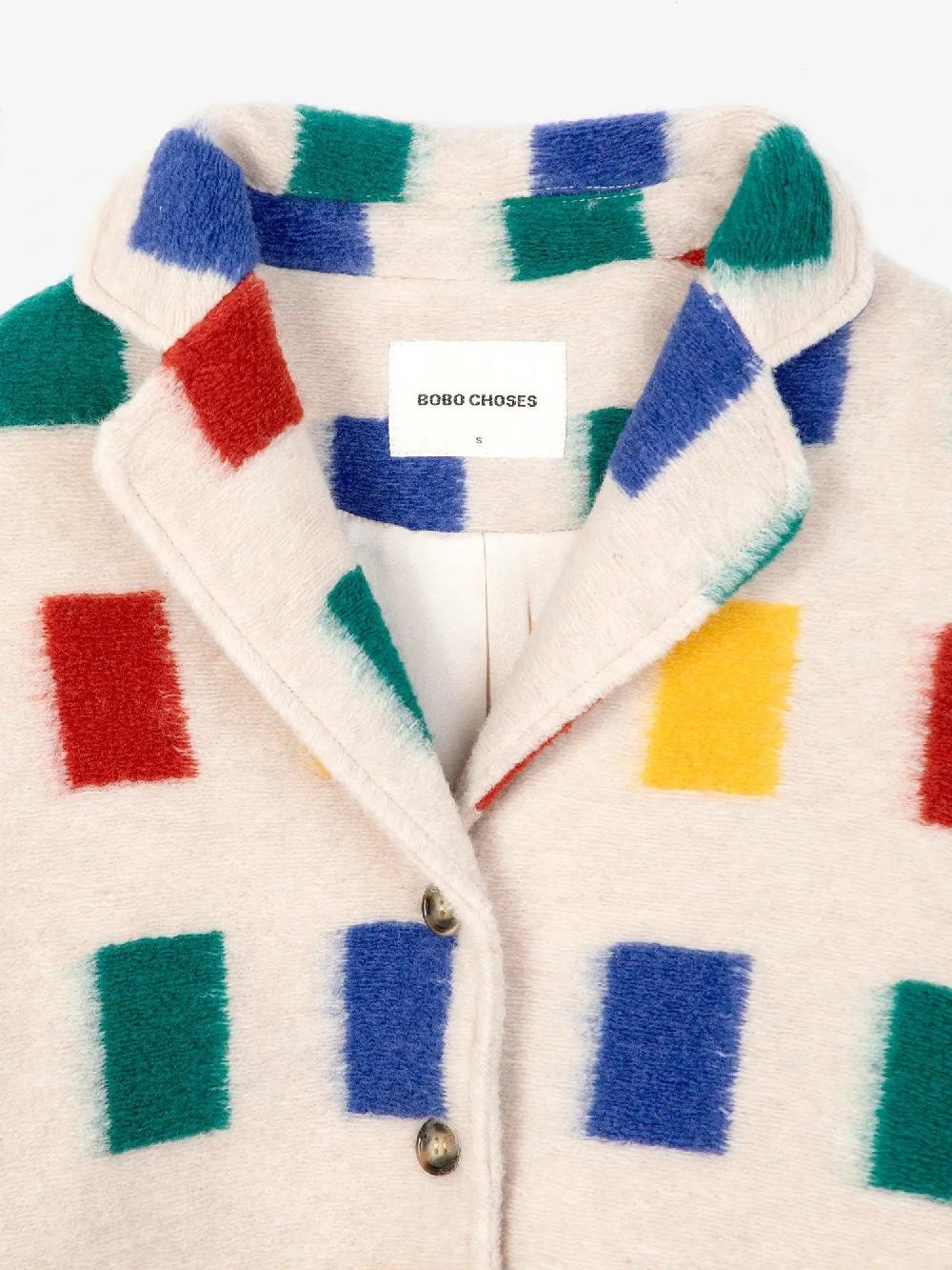 Bobo Choses Color Game Print Jacquard Single Breasted Jacket