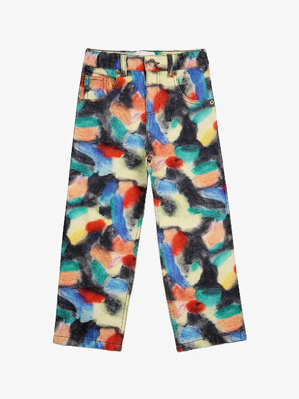 Bobo choses Fantasy World all over five pockets straight pants