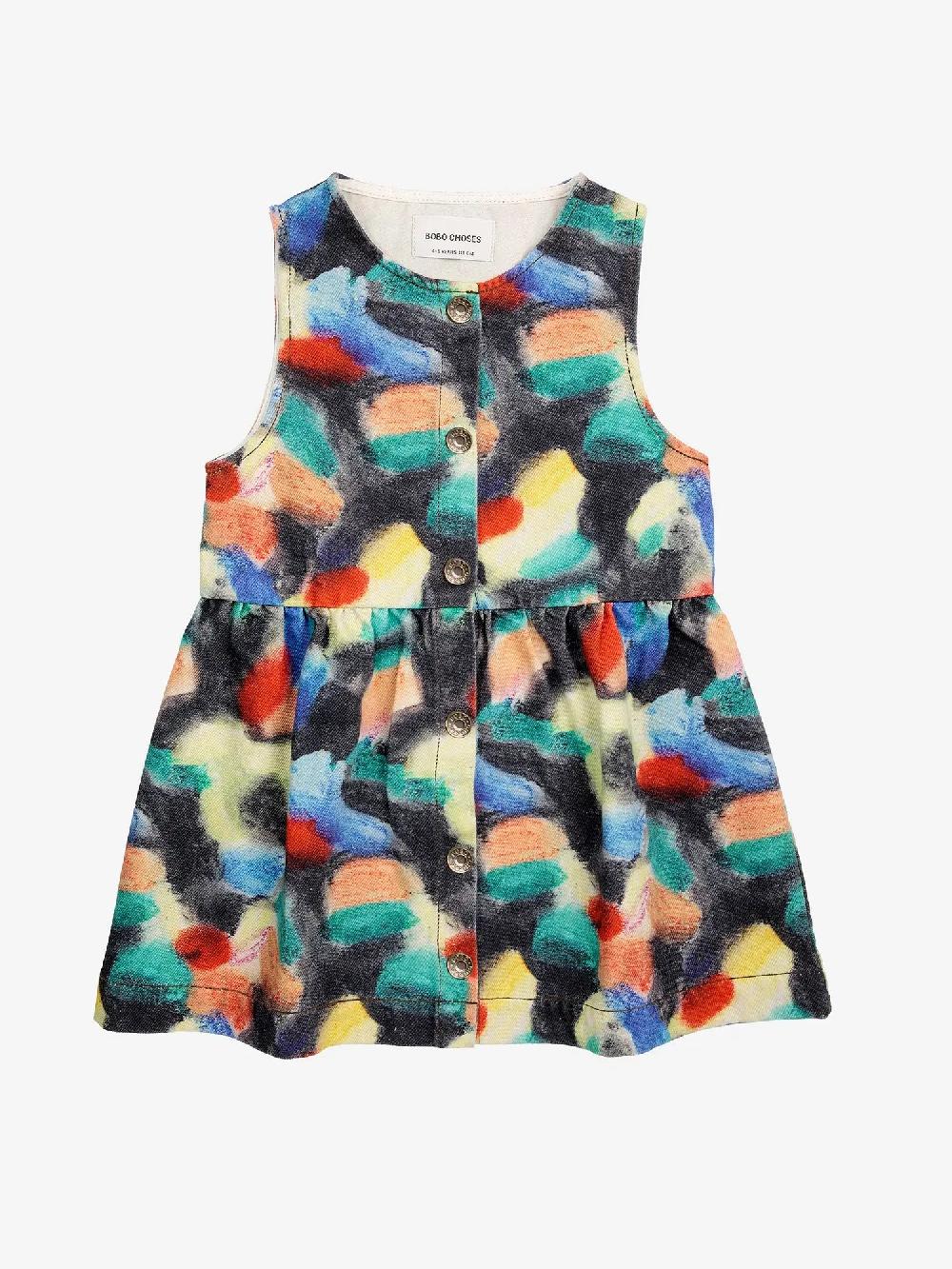 Bobo Choses Fantasy World All Over Sleeveless Woven Dress