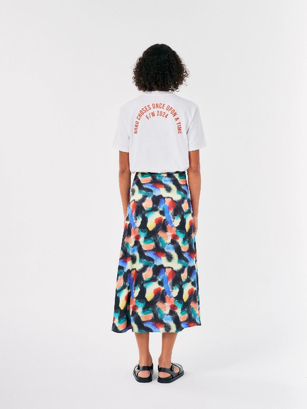 Bobo Choses Fantasy World Printed Asymmetric Midi Skirt