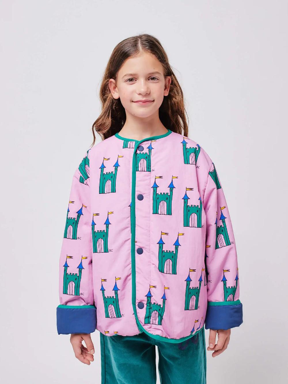 Bobo Choses Faraway Castle All Over Reversible Jacket