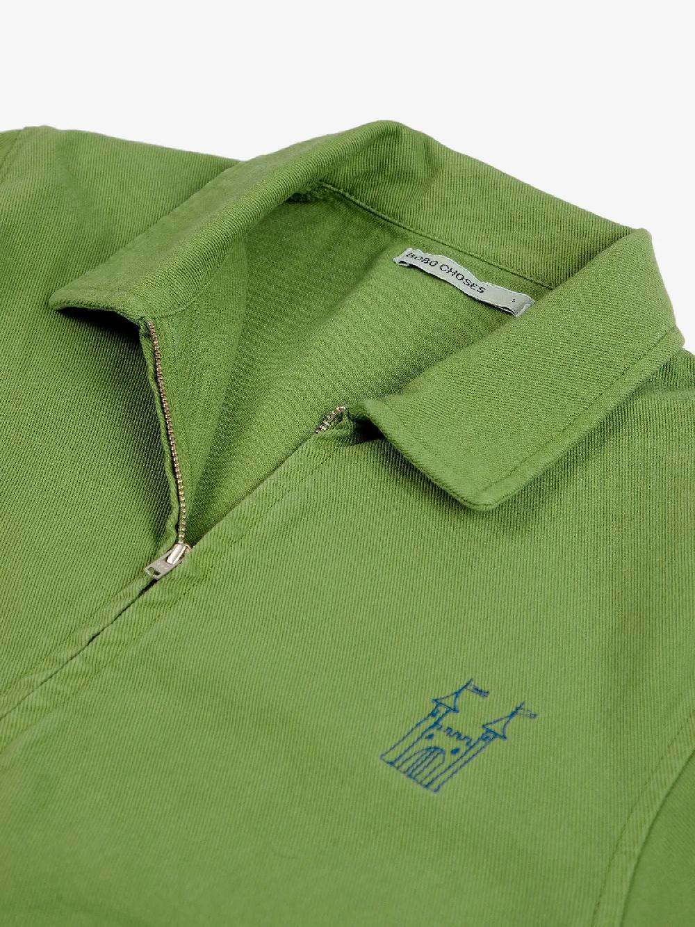 Bobo Choses Faraway Castle Embroidered Zipped Jumpsuit