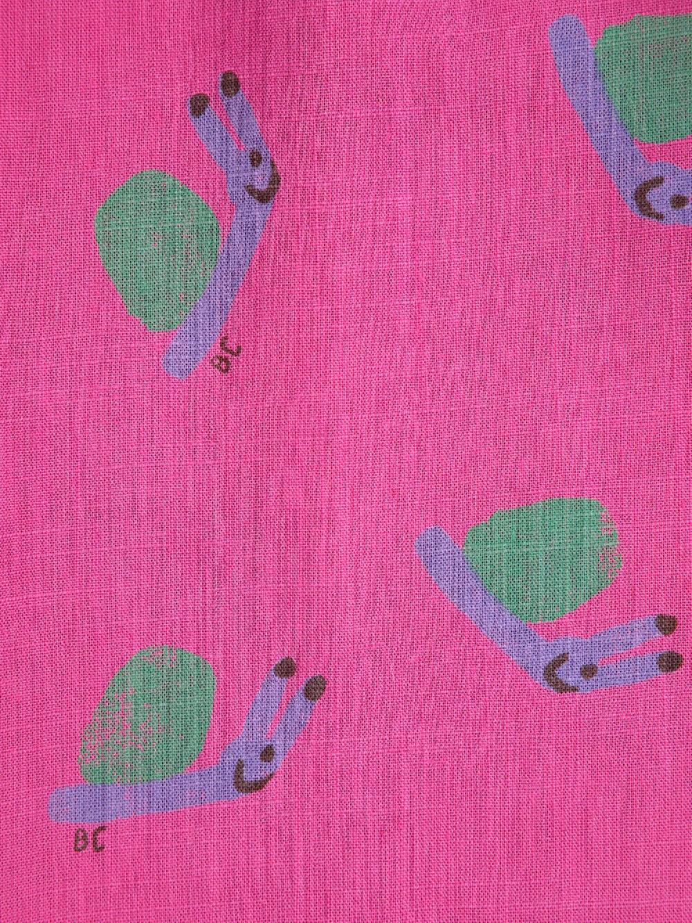 Bobo Choses Funny Snail All Over Woven Culotte Pants