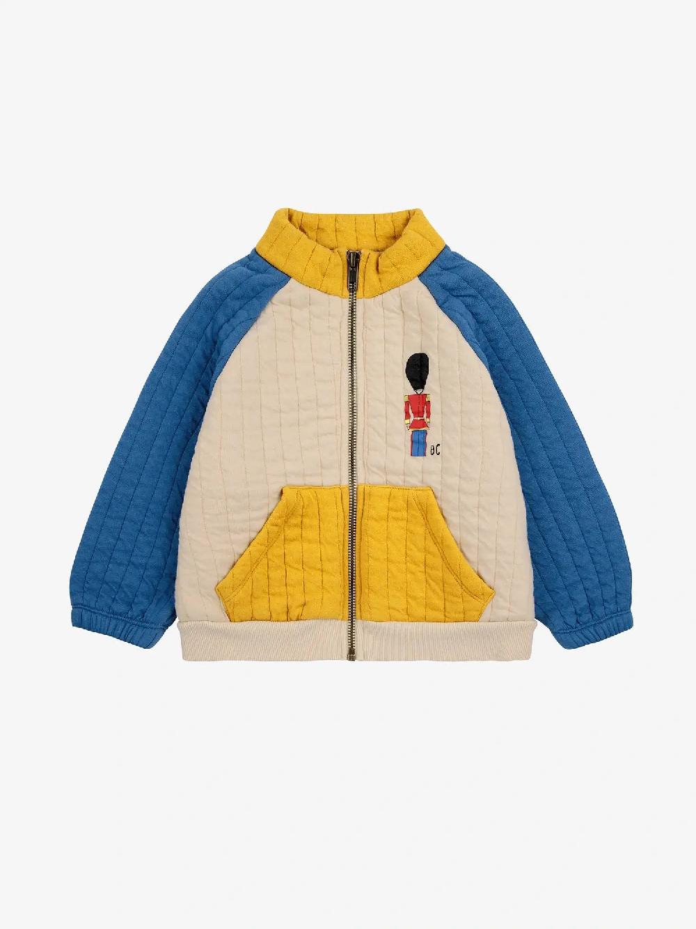 Bobo choses Little Tin Soldier quilted zipped sweatshirt