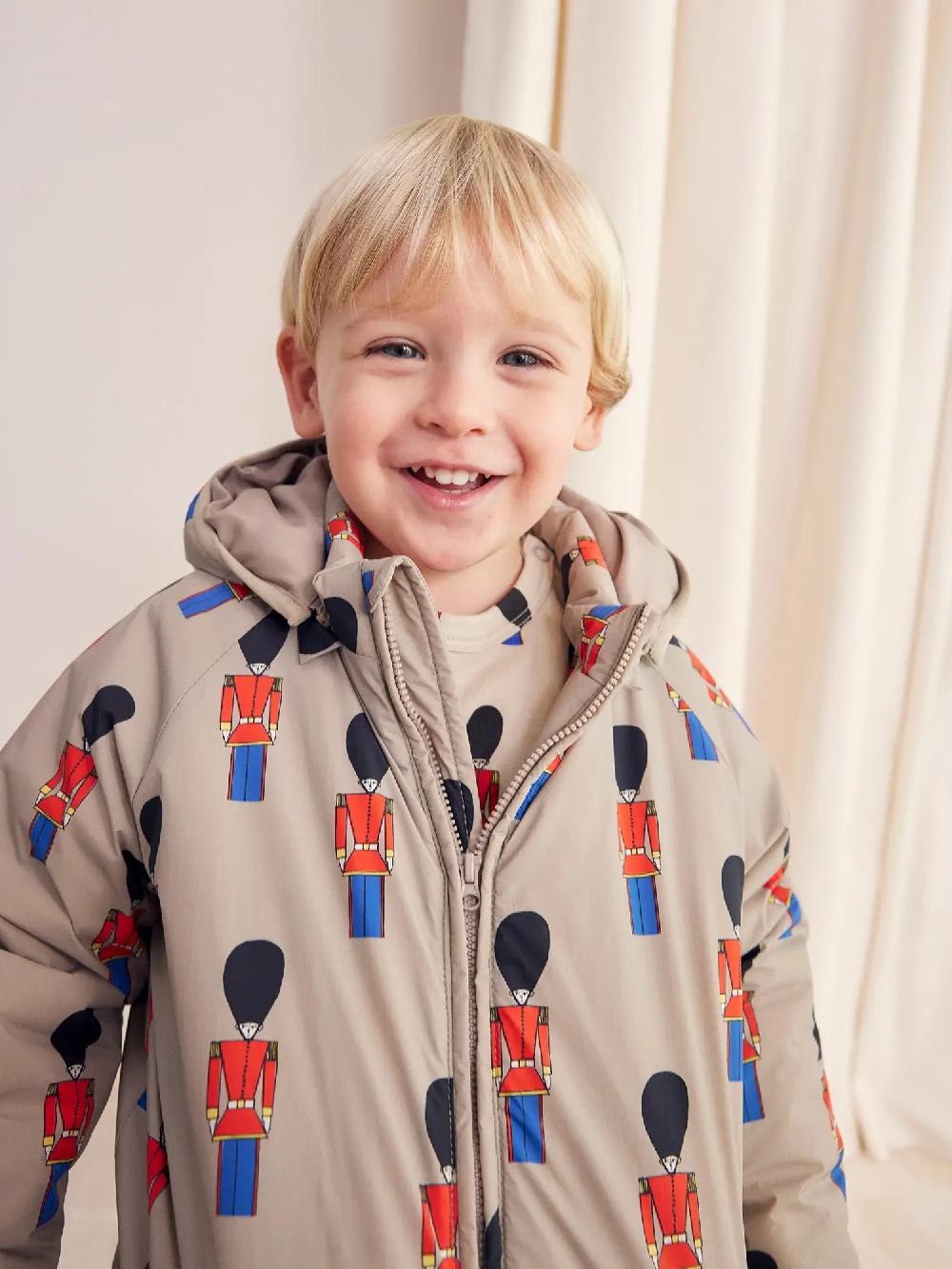 Bobo choses Little Tin Soldiers all over padded anorak