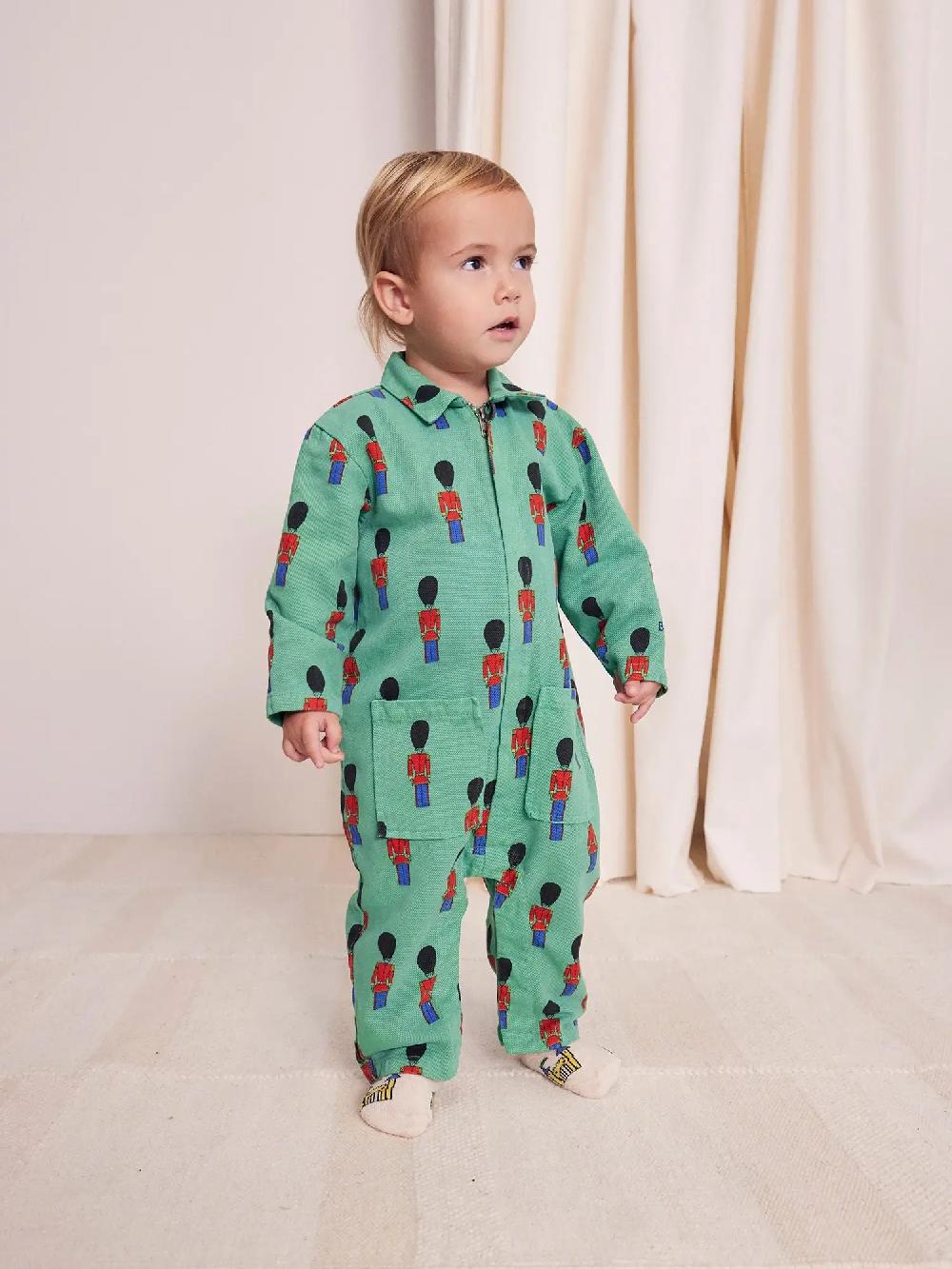 Bobo choses Little Tin Soldiers all over woven overall