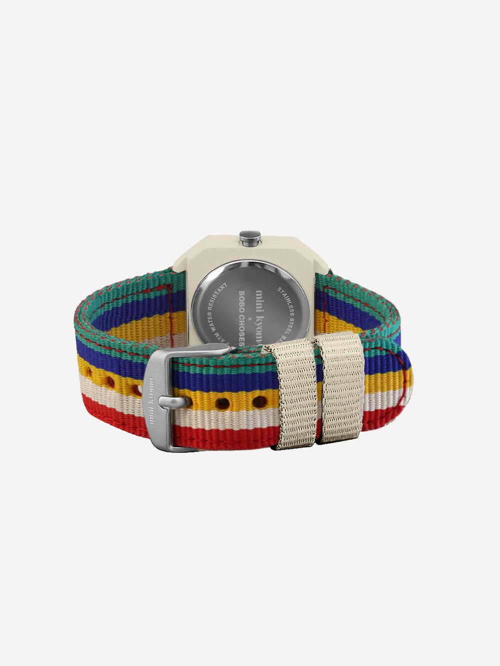 Bobo Choses Multicolor Stripes Bobo Choses X Mini Kyomo Watch