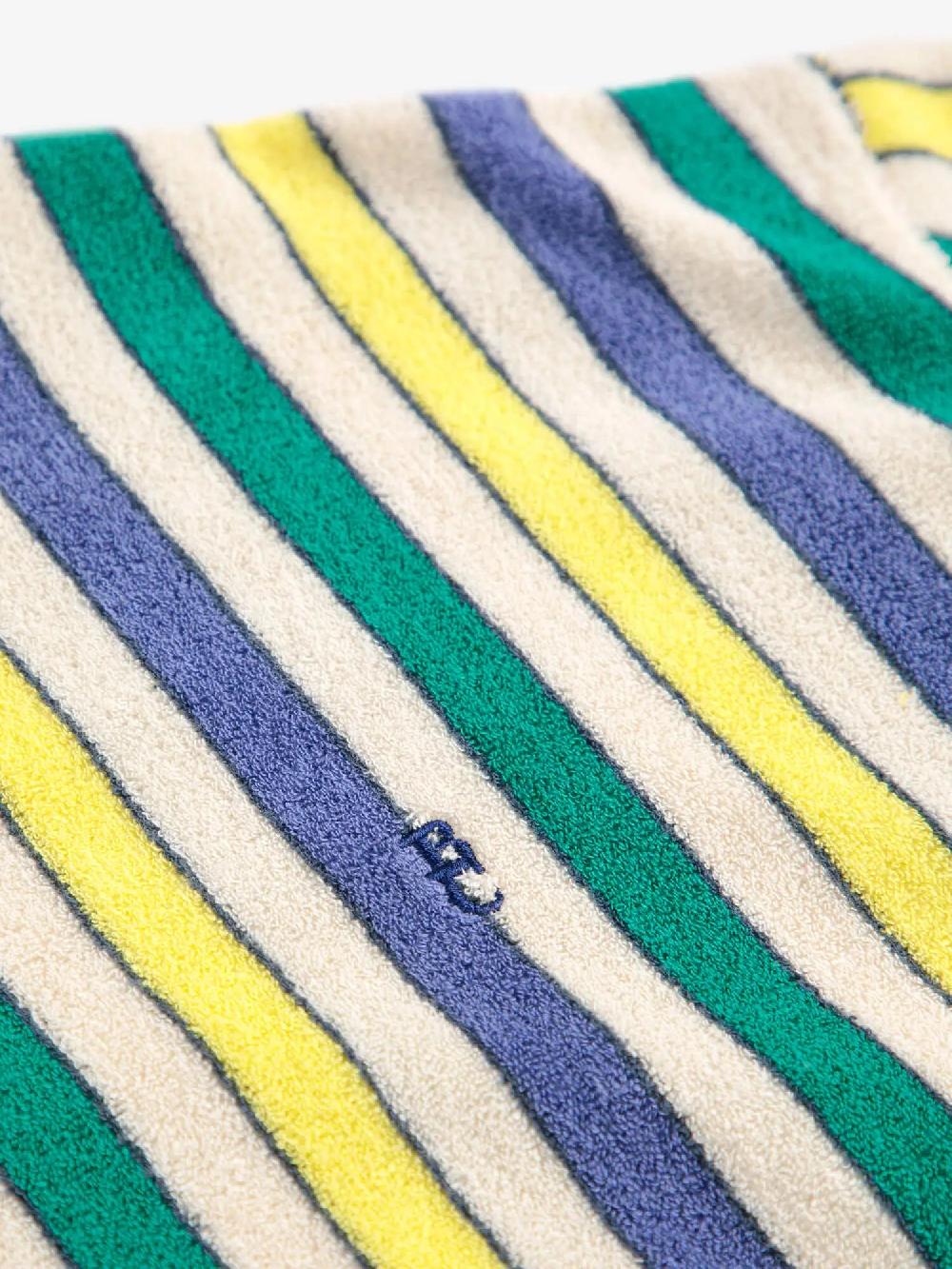Bobo Choses Multicolor Stripes Terry Cloth Sweatshirt