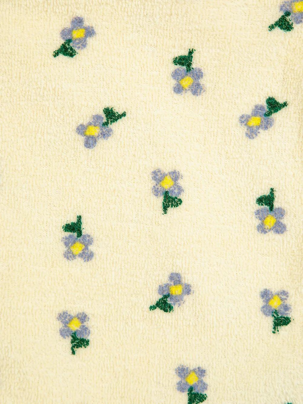 Bobo Choses Pansy Flower All Over All Over Zipped Sweatshirt