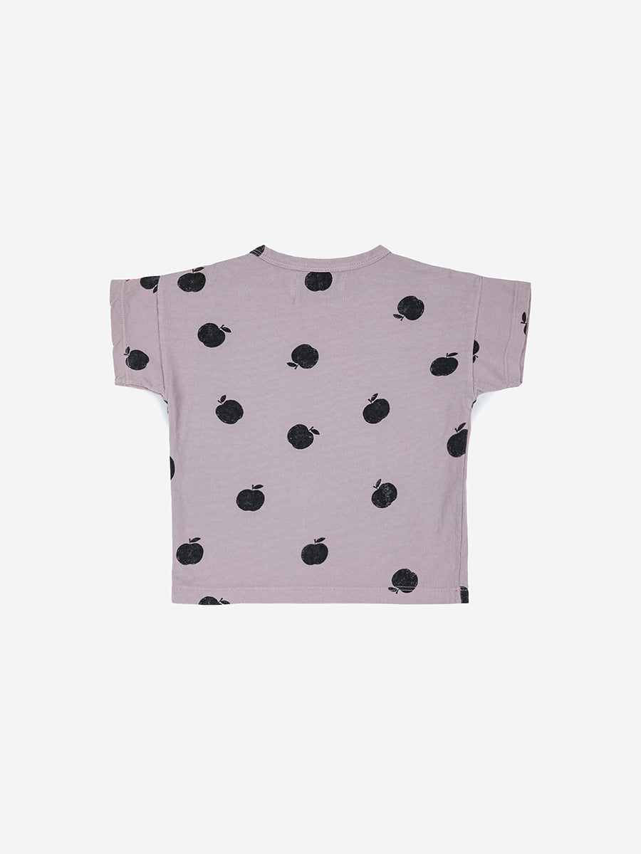 Bobo Choses Poma All Over Lavander Short Sleeve T-shirt