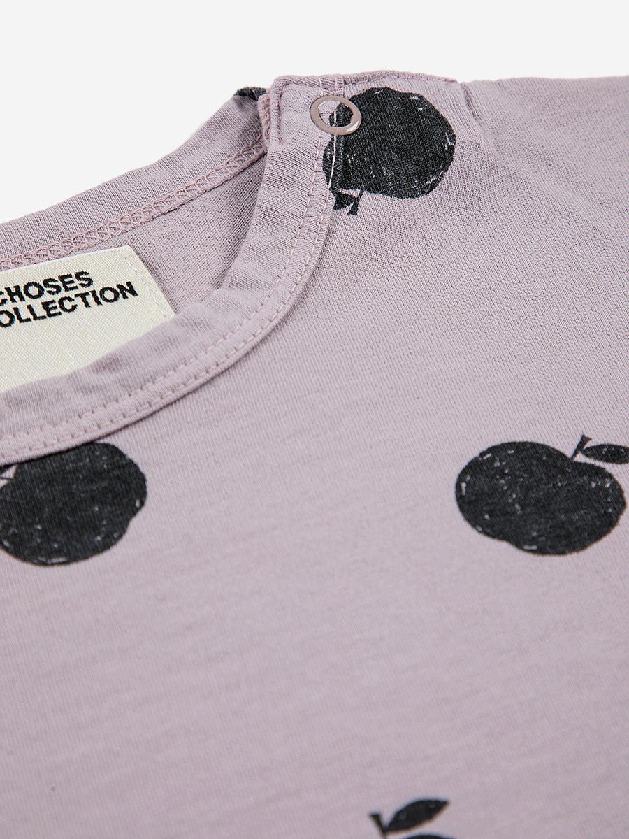 Bobo Choses Poma All Over Lavander Short Sleeve T-shirt