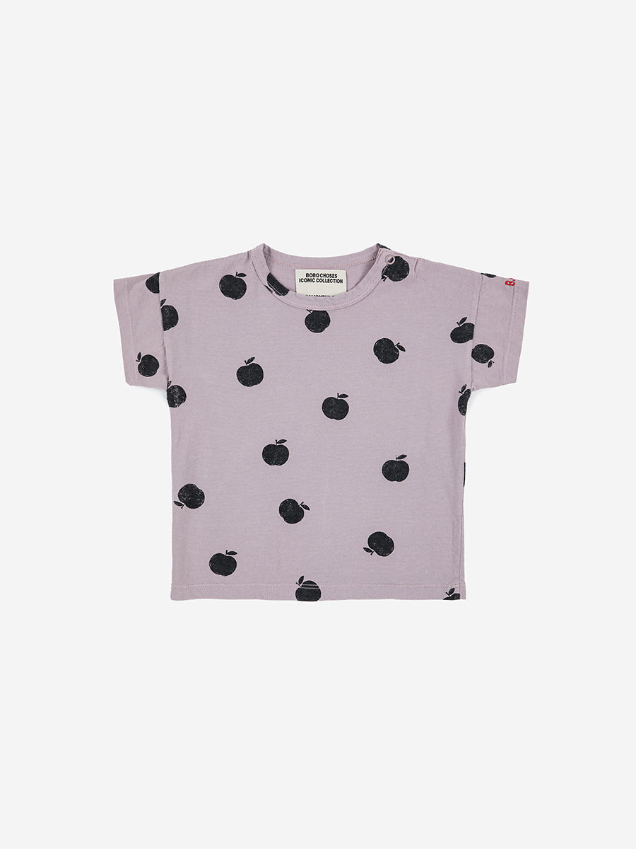 Bobo choses Poma all over lavander short sleeve T-shirt