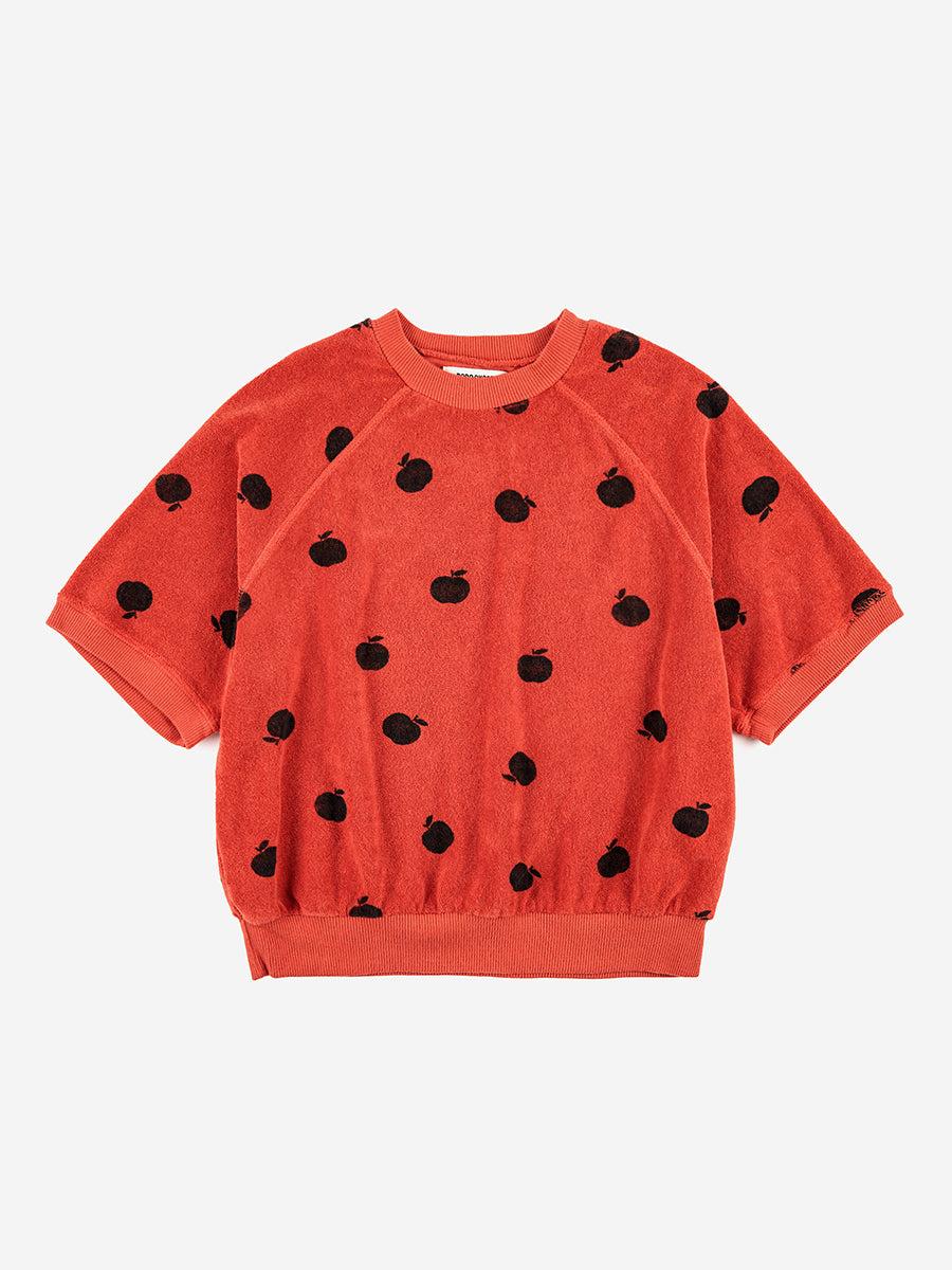 Bobo choses Poma allover short sleeve terry sweatshirt