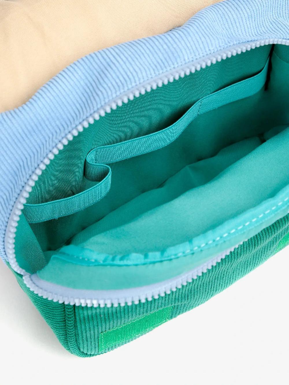 Bobo Choses Soft Color Block Padded Corduroy Diaper Bag