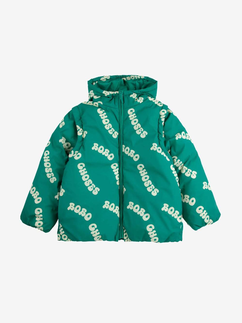 Bobo Choses Wavy Bobo Choses All Over Light Padded Anorak