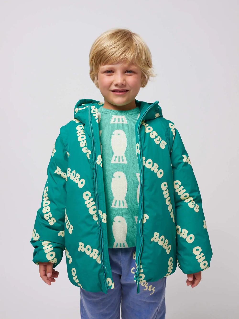 Bobo choses Wavy Bobo Choses all over light padded anorak
