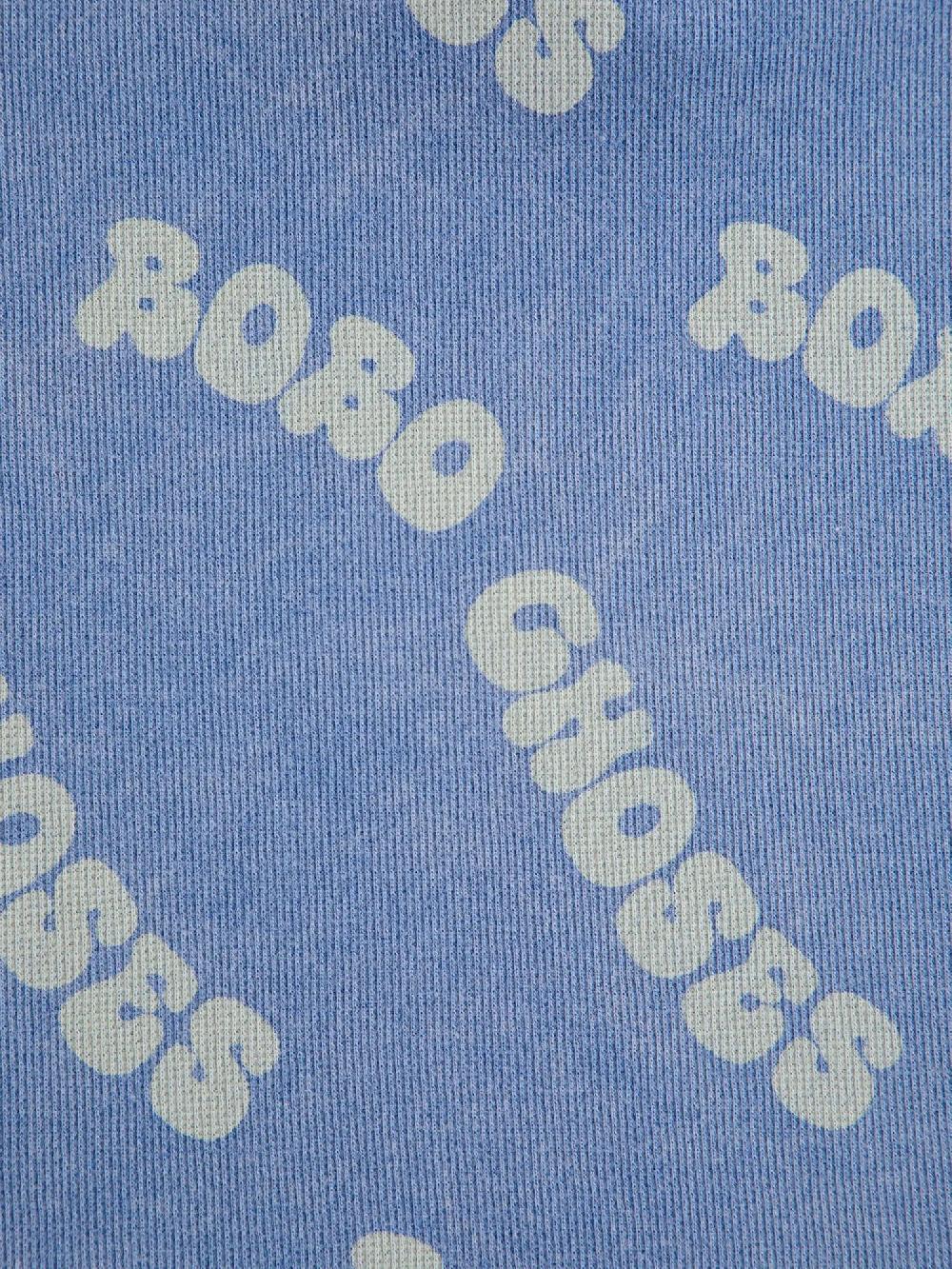 Bobo Choses Wavy Bobo Choses All Over Waffle Polo Shirt