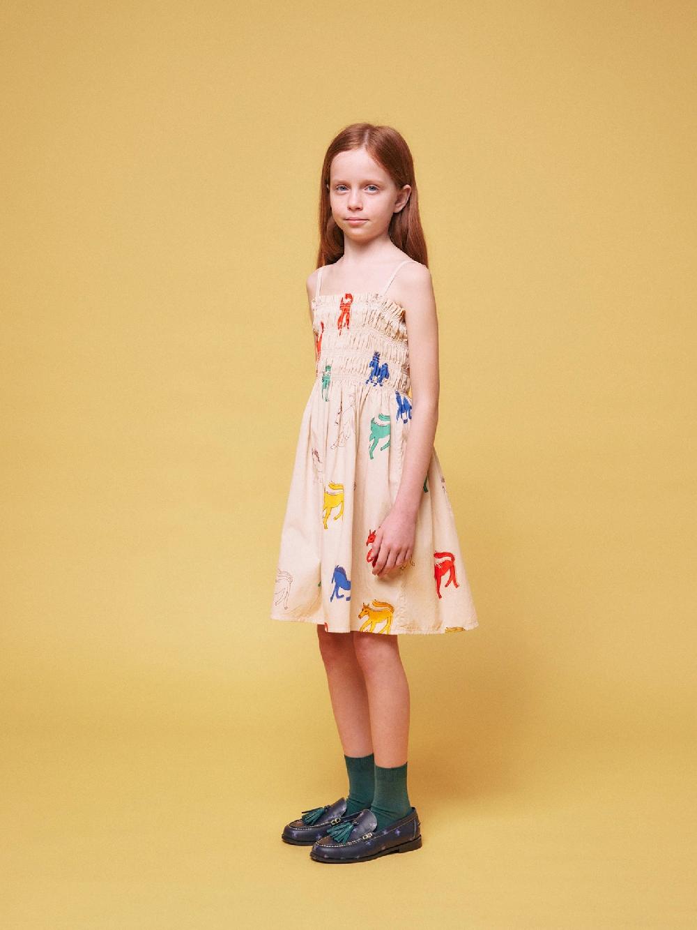 Bobo Choses Wonder Horses All Over Sleevless Strap Dress