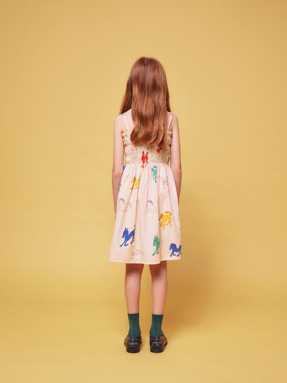Bobo Choses Wonder Horses All Over Sleevless Strap Dress
