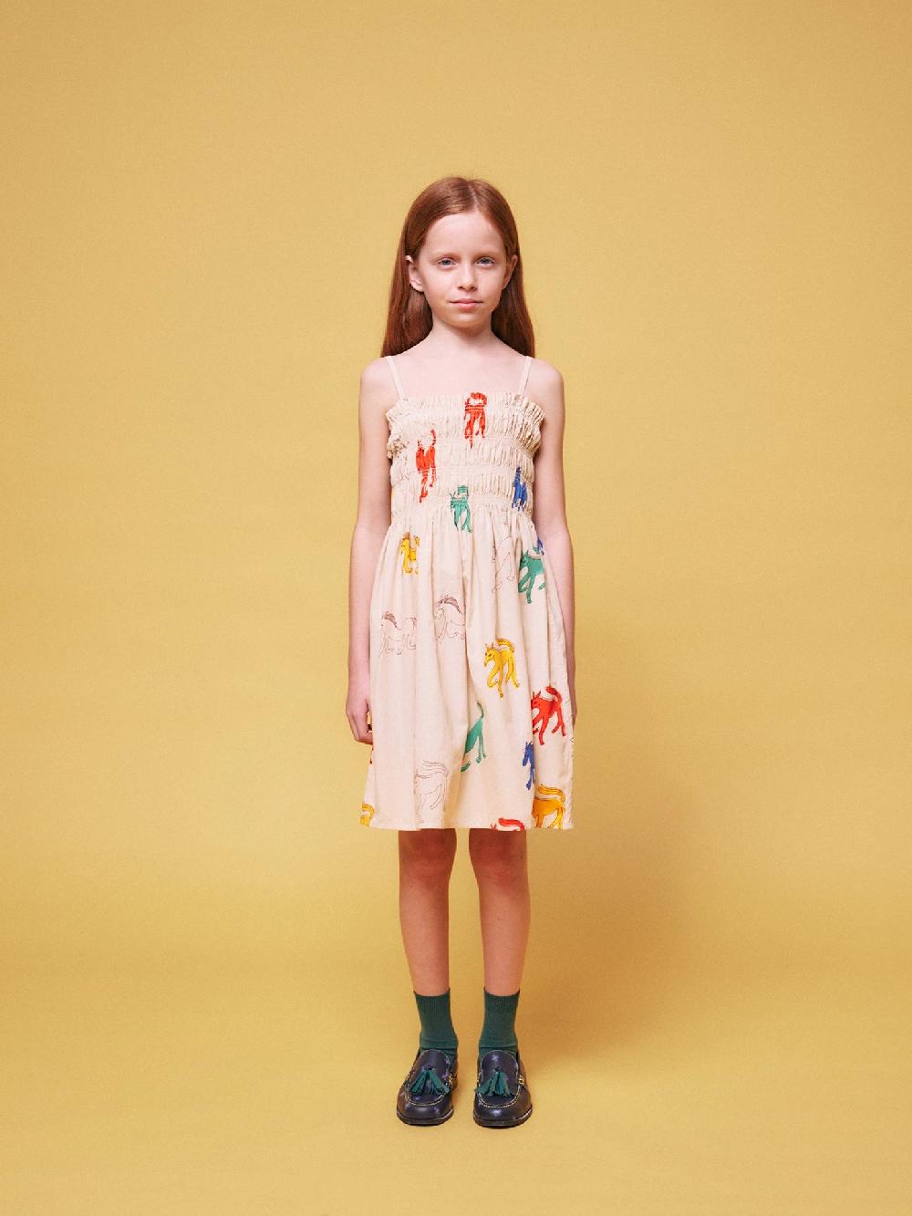 Bobo choses Wonder Horses all over sleevless strap dress