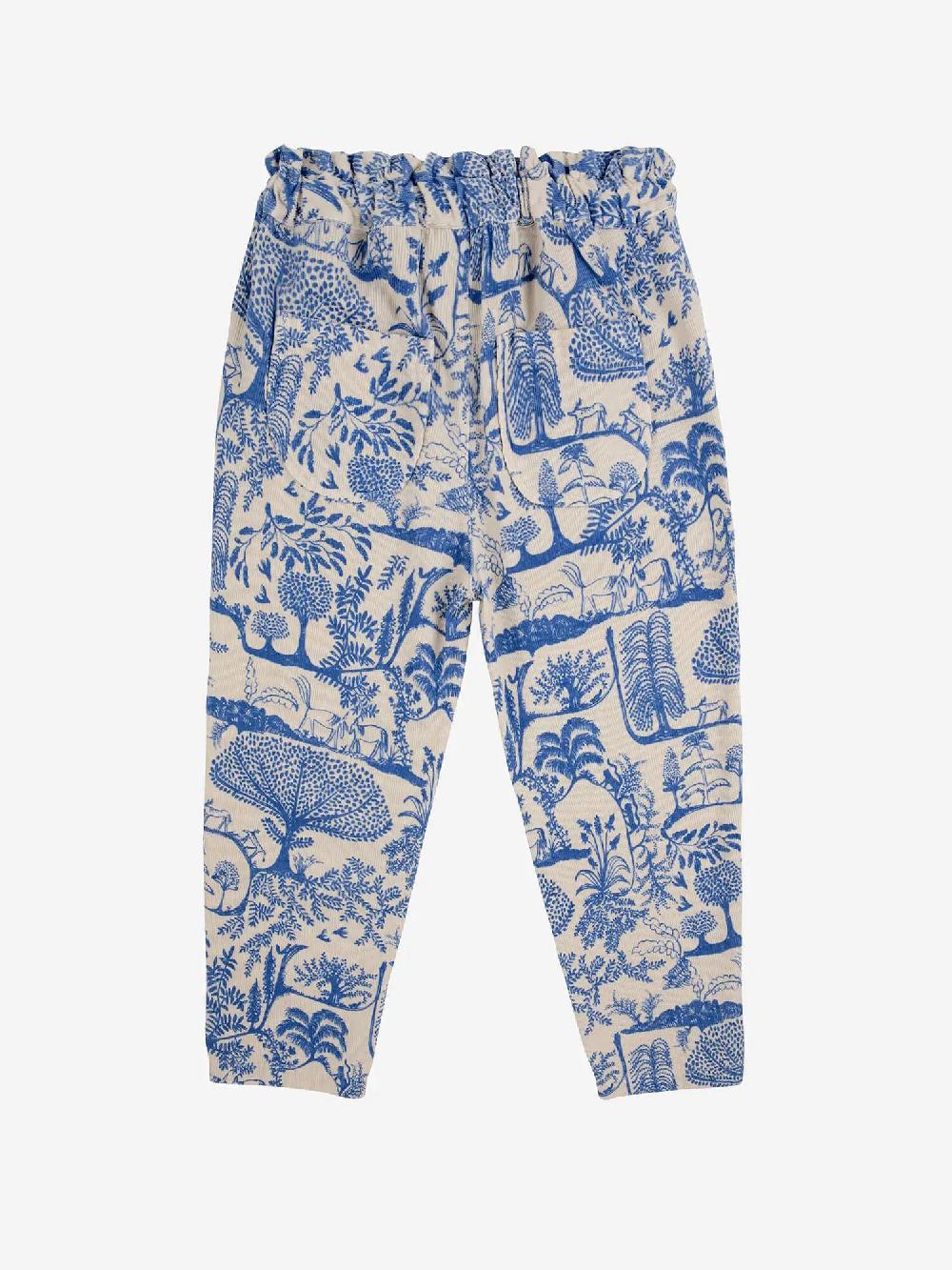 Bobo Choses Wonderland All Over Micro Corduroy Paperbag Pants