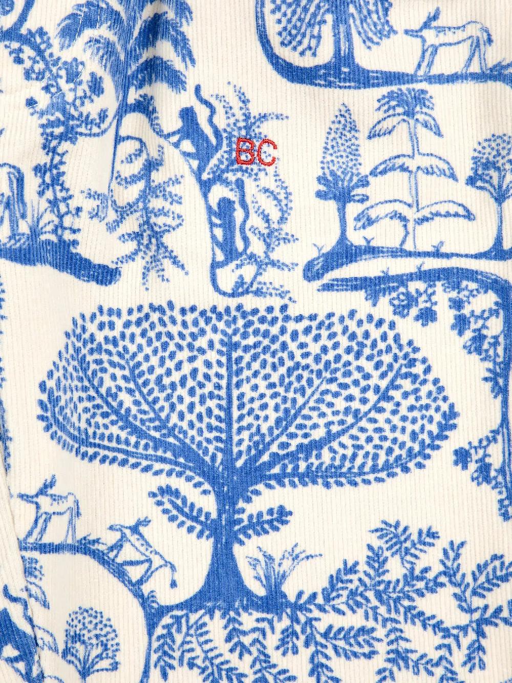 Bobo Choses Wonderland All Over Micro Corduroy Paperbag Pants