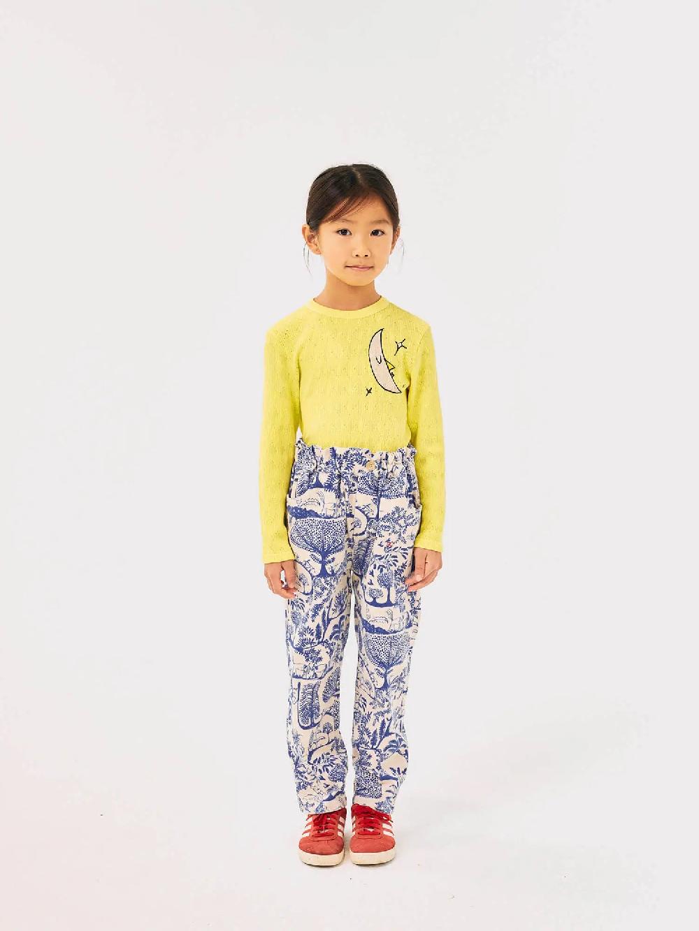 Bobo choses Wonderland all over micro corduroy paperbag pants