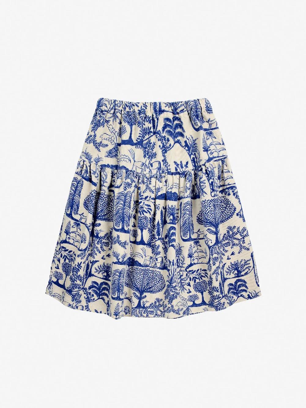 Bobo choses Wonderland all over micro corduroy skirt
