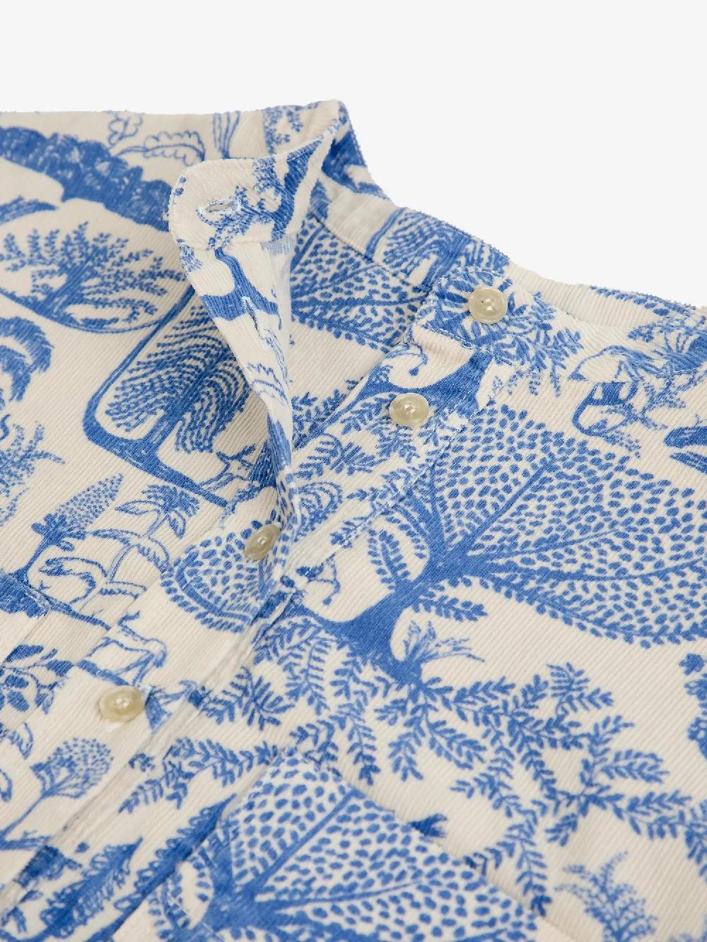 Bobo Choses Wonderland Printed Corduroy Loose Fit Dress