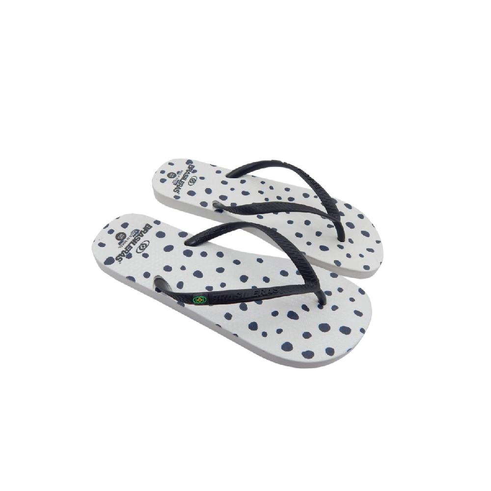 Brasileras Topos Negro/Blanco