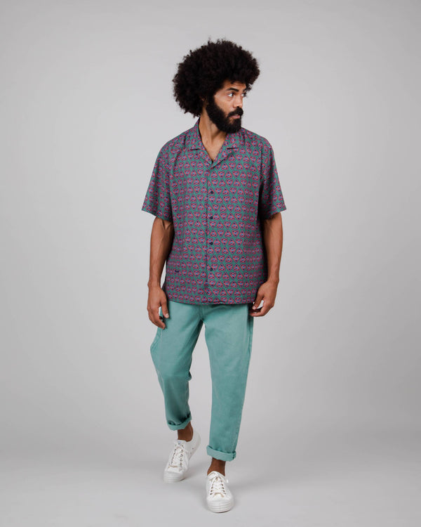 Brava Fabrics Aloha Asis Percales Heart Verde