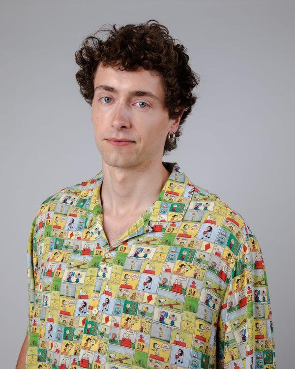 Brava fabrics Aloha Peanuts Comic Amarilla