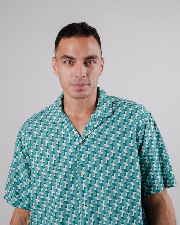 Brava fabrics Aloha Tiles Azul