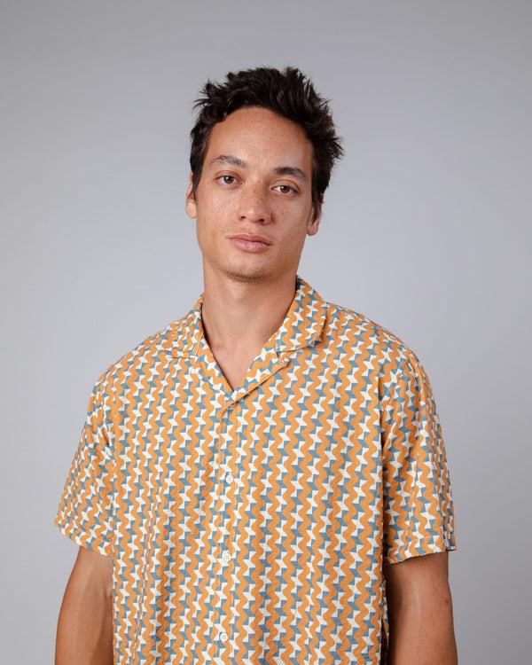 Brava fabrics Aloha Tiles Ocre