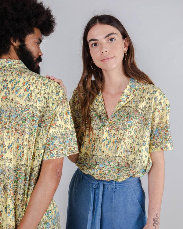 Brava fabrics Aloha Where is Wally Beach Amarilla