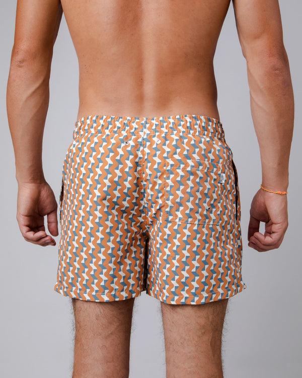 Brava Fabrics Bañador Tiles Ocre